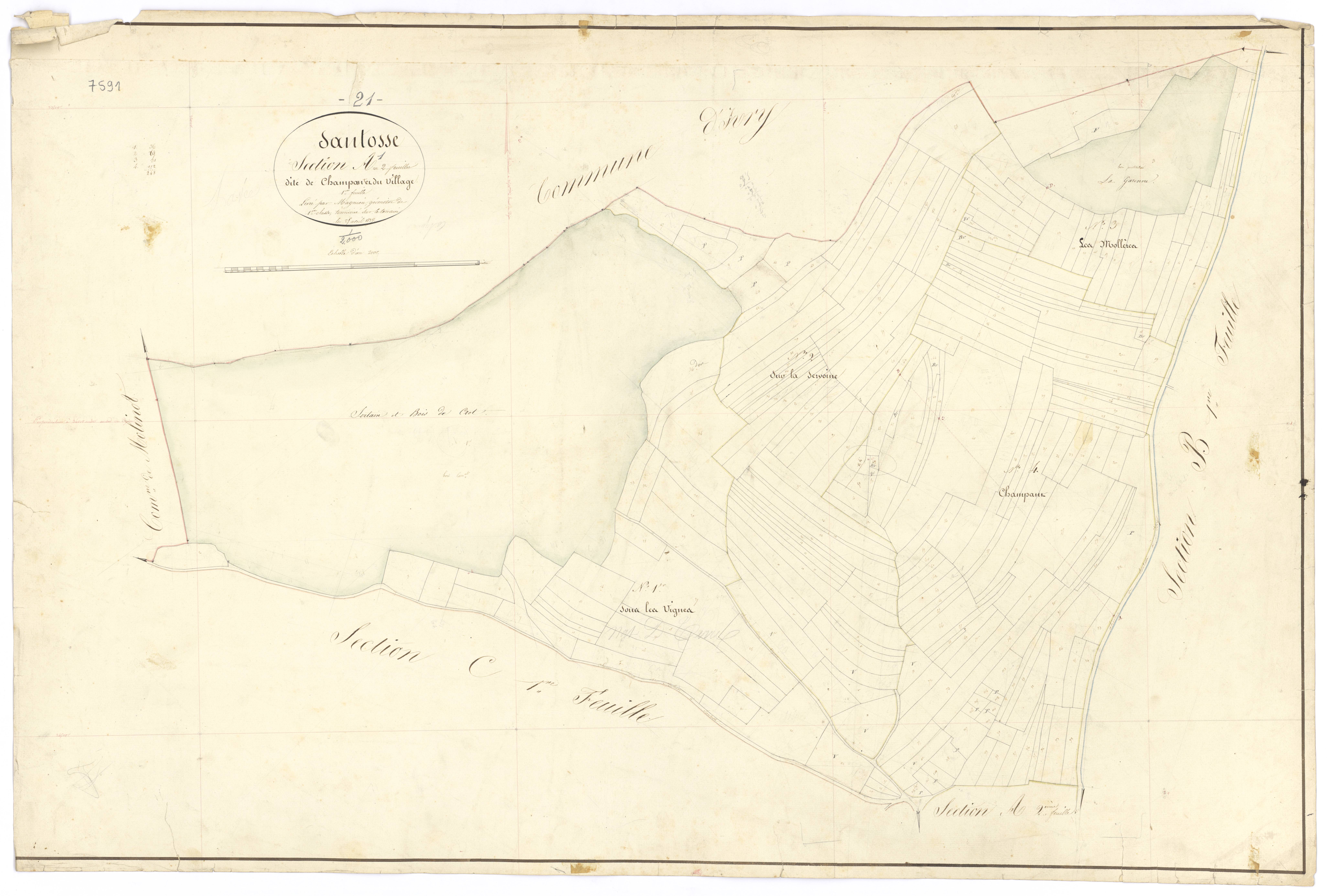 Santosse - Section A1 - 3 P PLAN 583/3