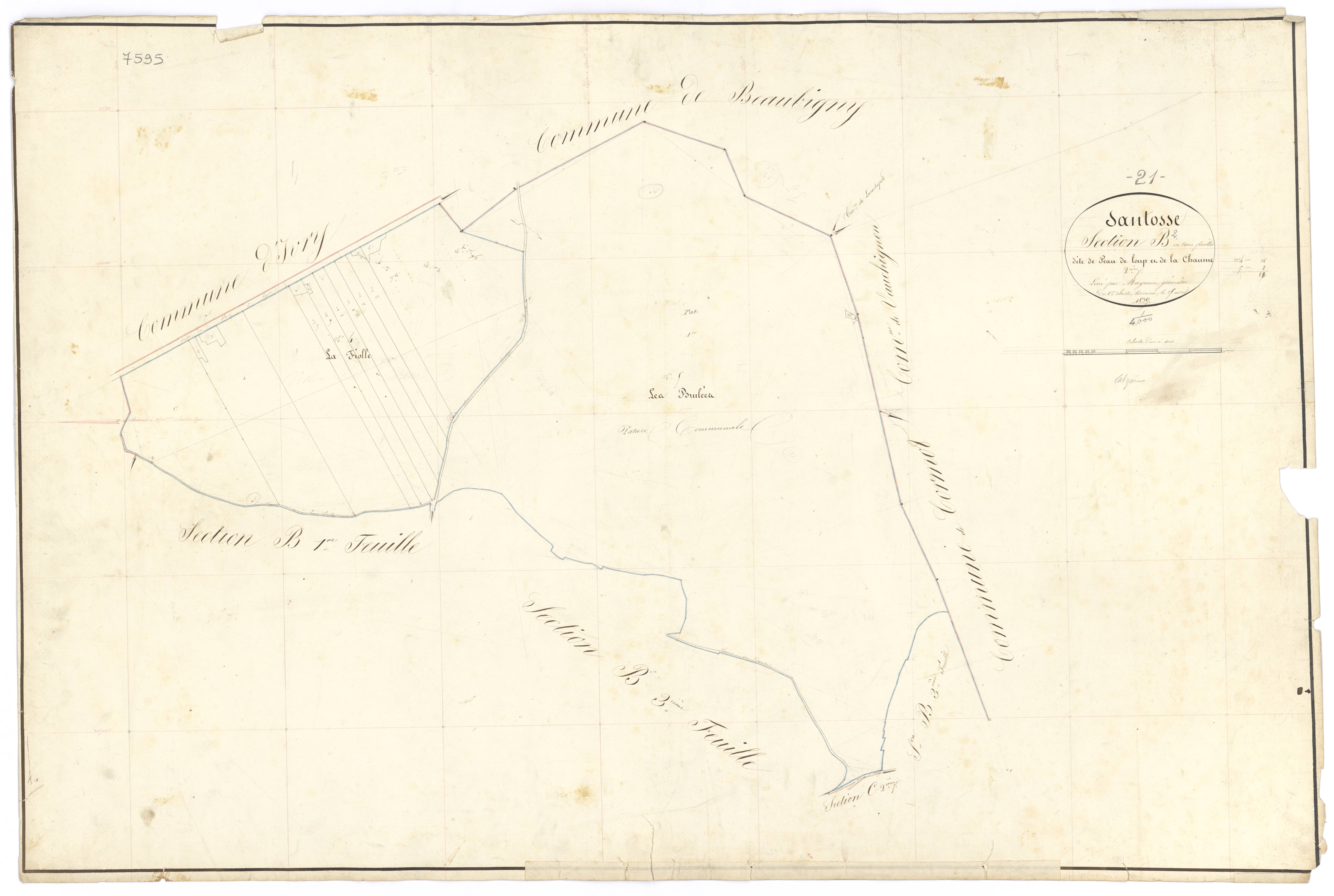 Santosse - Section B2 - 3 P PLAN 583/7