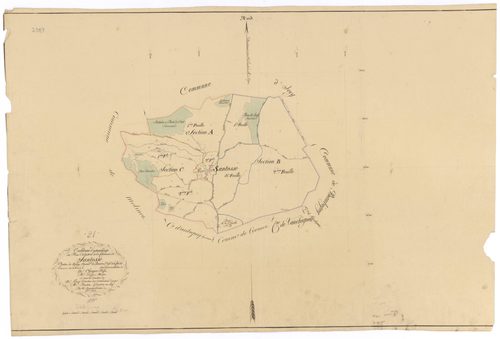 Santosse - Tableau d'assemblage - 3 P PLAN 583/1