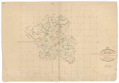 Saulieu - Tableau d'assemblageÂ : Sections A-K - 3 P PLAN 584/1