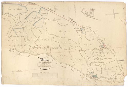 Saulieu - Section B1 - 3 P PLAN 584/3