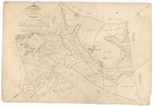Saulieu - Section C - 3 P PLAN 584/5