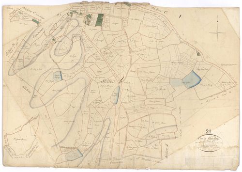 Saulieu - Section F1 - 3 P PLAN 584/8