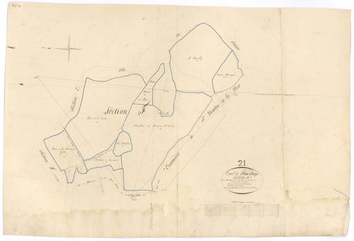 Saulieu - Section F2 - 3 P PLAN 584/9