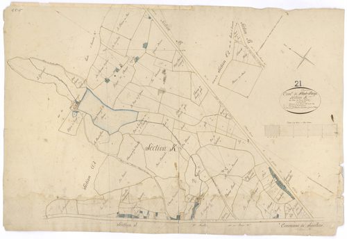 Saulieu - Section K - 3 P PLAN 584/14
