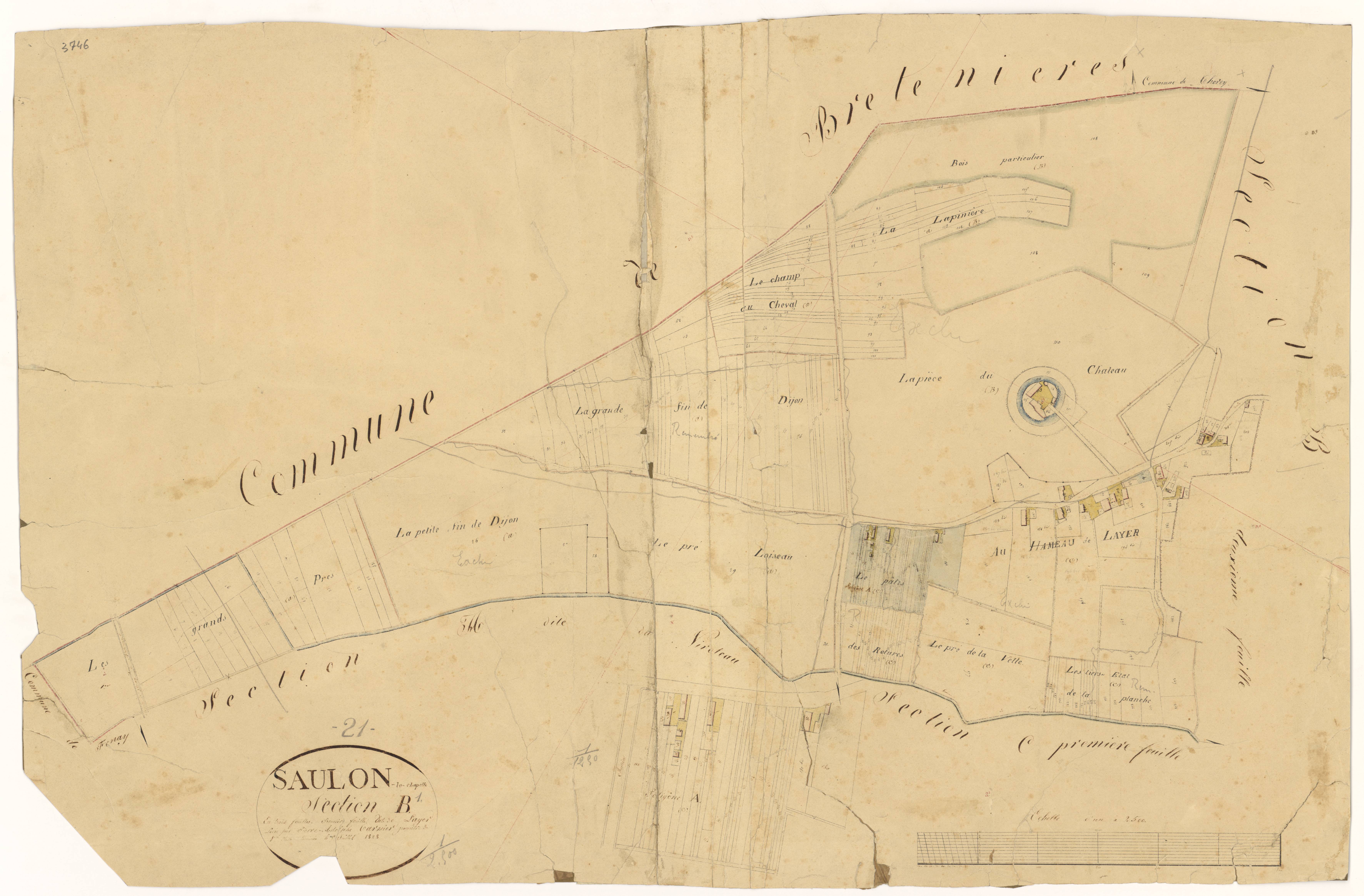 Saulon-la-Chapelle - Section B1 - 3 P PLAN 585/3