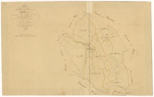 Saulon-la-Chapelle - Tableau d'assemblage - 3 P PLAN 585/1