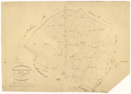 Saulon-la-Chapelle - Section A - 3 P PLAN 585/2