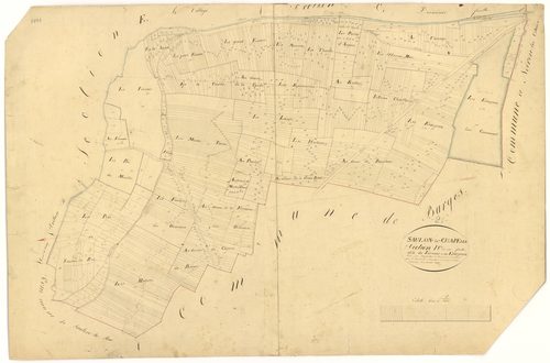 Saulon-la-Chapelle - Section D - 3 P PLAN 585/8