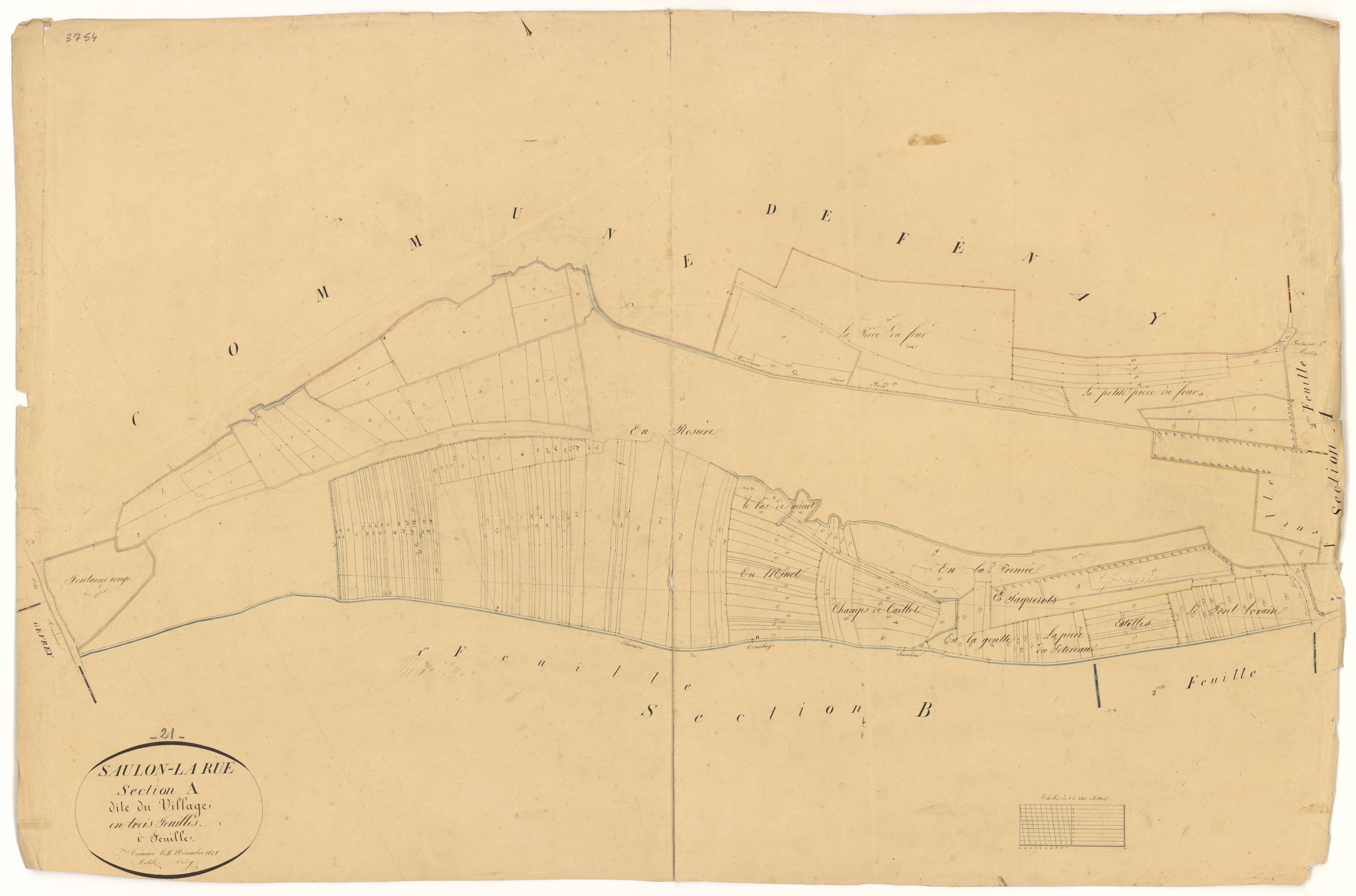 Saulon-la-Rue - Section A1 - 3 P PLAN 586/2