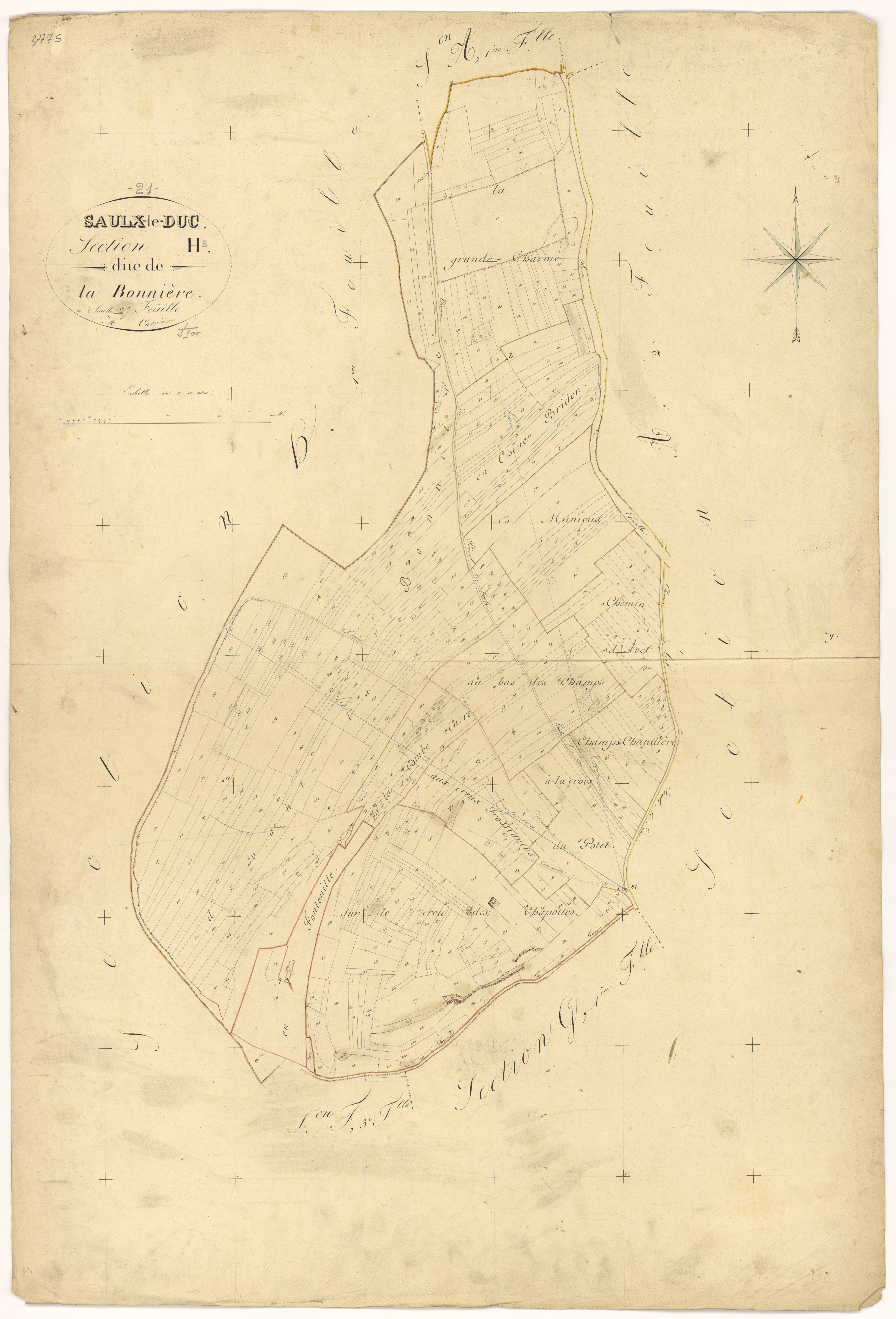 Saulx-le-Duc - Section H2 - 3 P PLAN 587/17