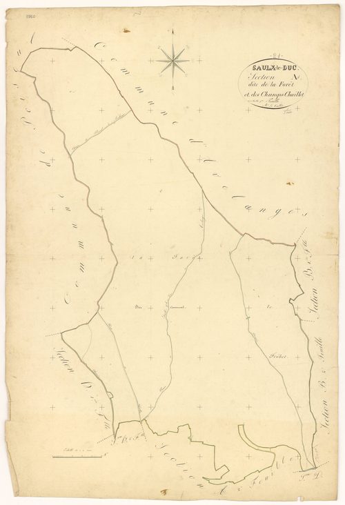 Saulx-le-Duc - Section A1 - 3 P PLAN 587/2