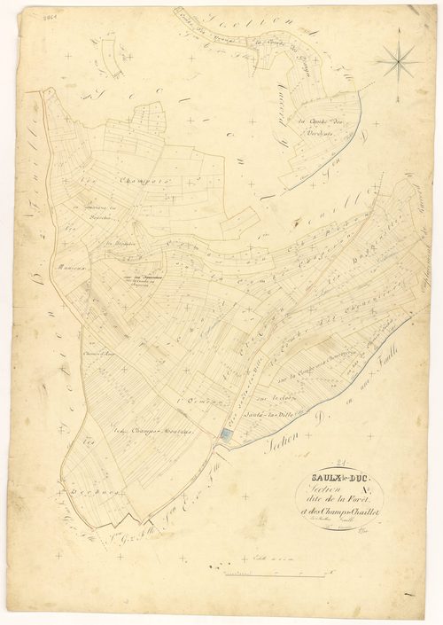 Saulx-le-Duc - Section A2 - 3 P PLAN 587/3