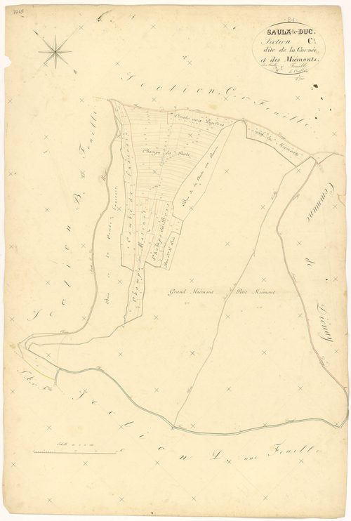 Saulx-le-Duc - Section C2 - 3 P PLAN 587/7
