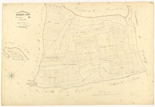 Saulx-le-Duc - Section D - 3 P PLAN 587/8