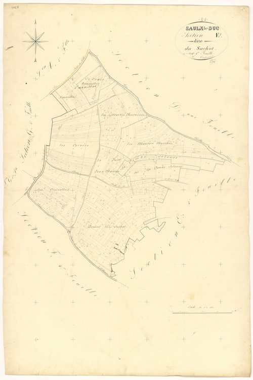 Saulx-le-Duc - Section E1 - 3 P PLAN 587/9