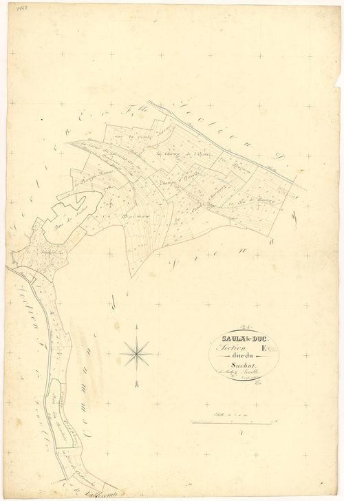 Saulx-le-Duc - Section E2 - 3 P PLAN 587/10