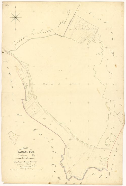 Saulx-le-Duc - Section F2 - 3 P PLAN 587/12