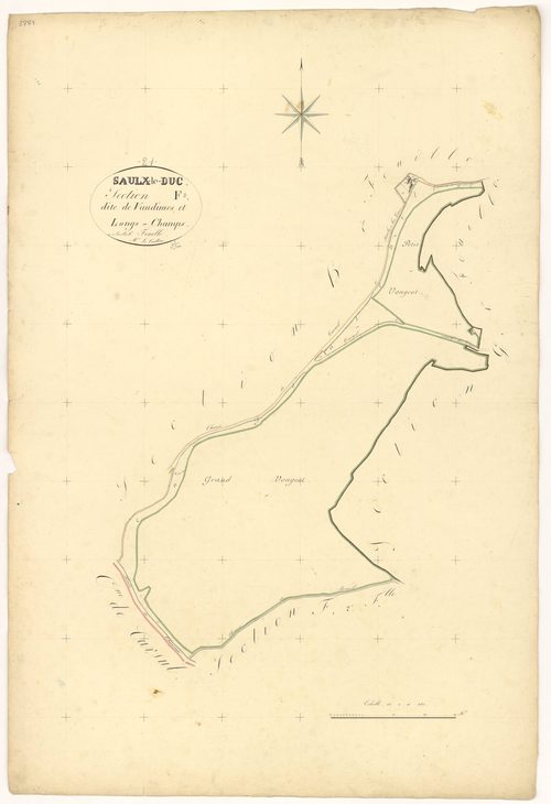 Saulx-le-Duc - Section F3 - 3 P PLAN 587/13
