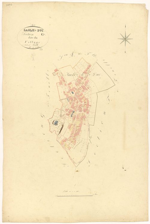 Saulx-le-Duc - Section G2 - 3 P PLAN 587/15