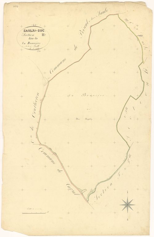 Saulx-le-Duc - Section H1 - 3 P PLAN 587/16