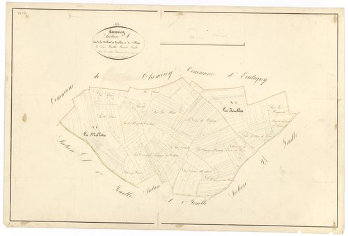 Saussey - Section A1 - 3 P PLAN 588/3