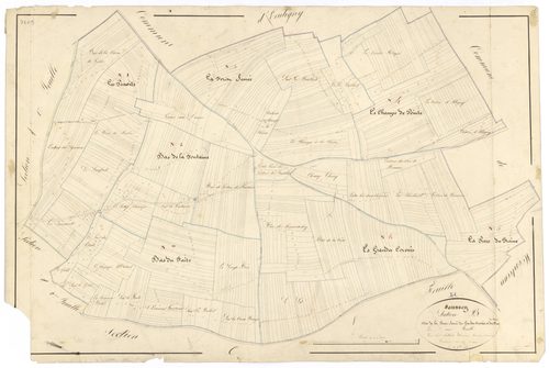Saussey - Section B - 3 P PLAN 588/6