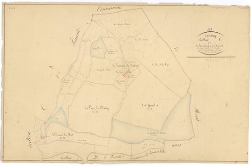 Saussey - Section C2 - 3 P PLAN 588/9