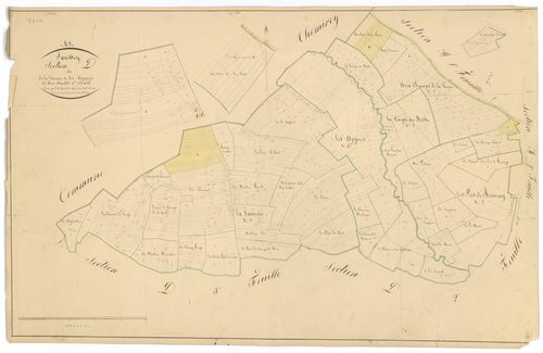 Saussey - Section D1 - 3 P PLAN 588/11