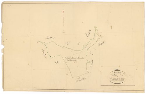 Saussey - Section D2 - 3 P PLAN 588/12