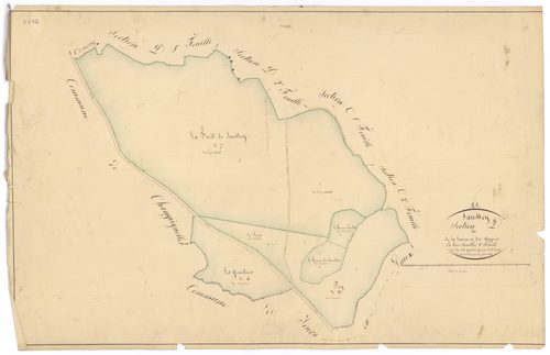 Saussey - Section D3 - 3 P PLAN 588/13