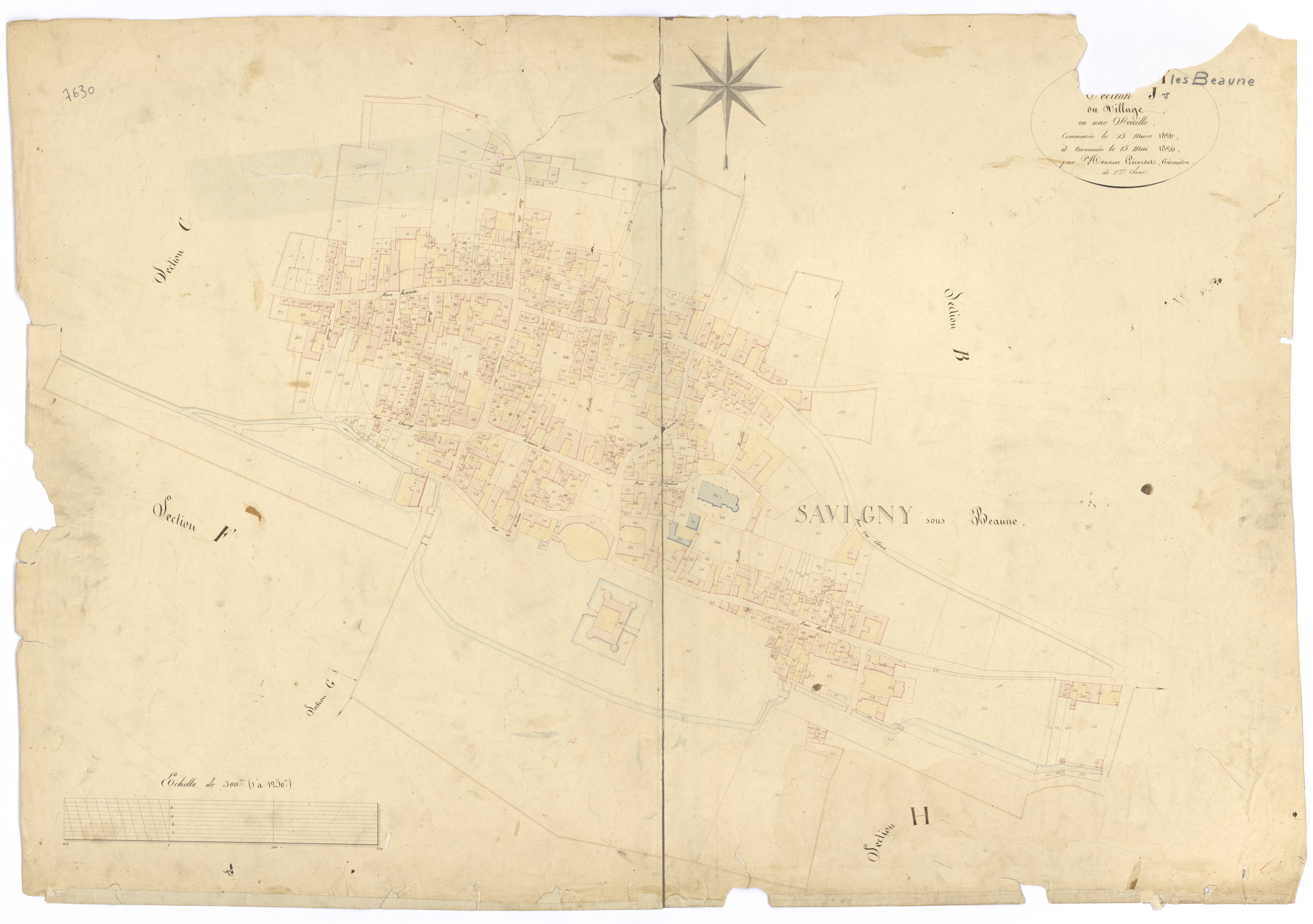 Savigny-lès-Beaune - Section J - 3 P PLAN 591/18