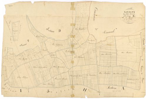 Savigny-lès-Beaune - Section B - 3 P PLAN 591/3