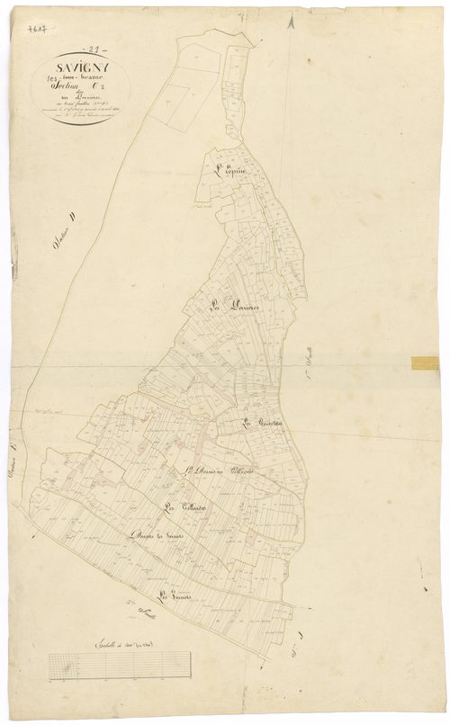 Savigny-lès-Beaune - Section C2 - 3 P PLAN 591/5