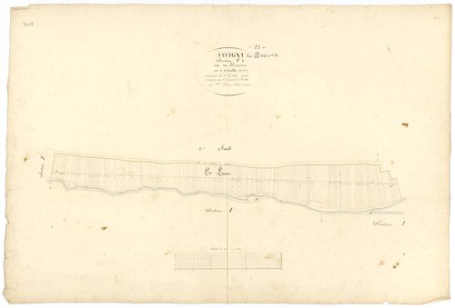 Savigny-lès-Beaune - Section C3 - 3 P PLAN 591/6