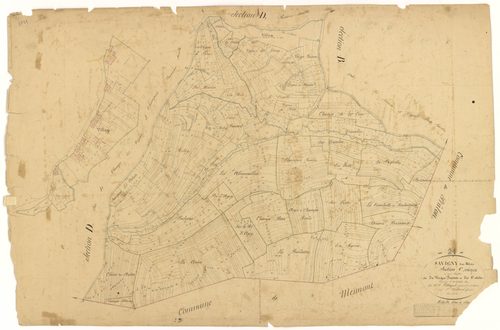 Savigny-sous-Mâlain - Section C - 3 P PLAN 592/4