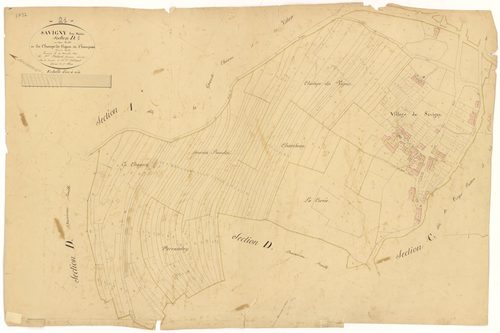 Savigny-sous-Mâlain - Section D1 - 3 P PLAN 592/5