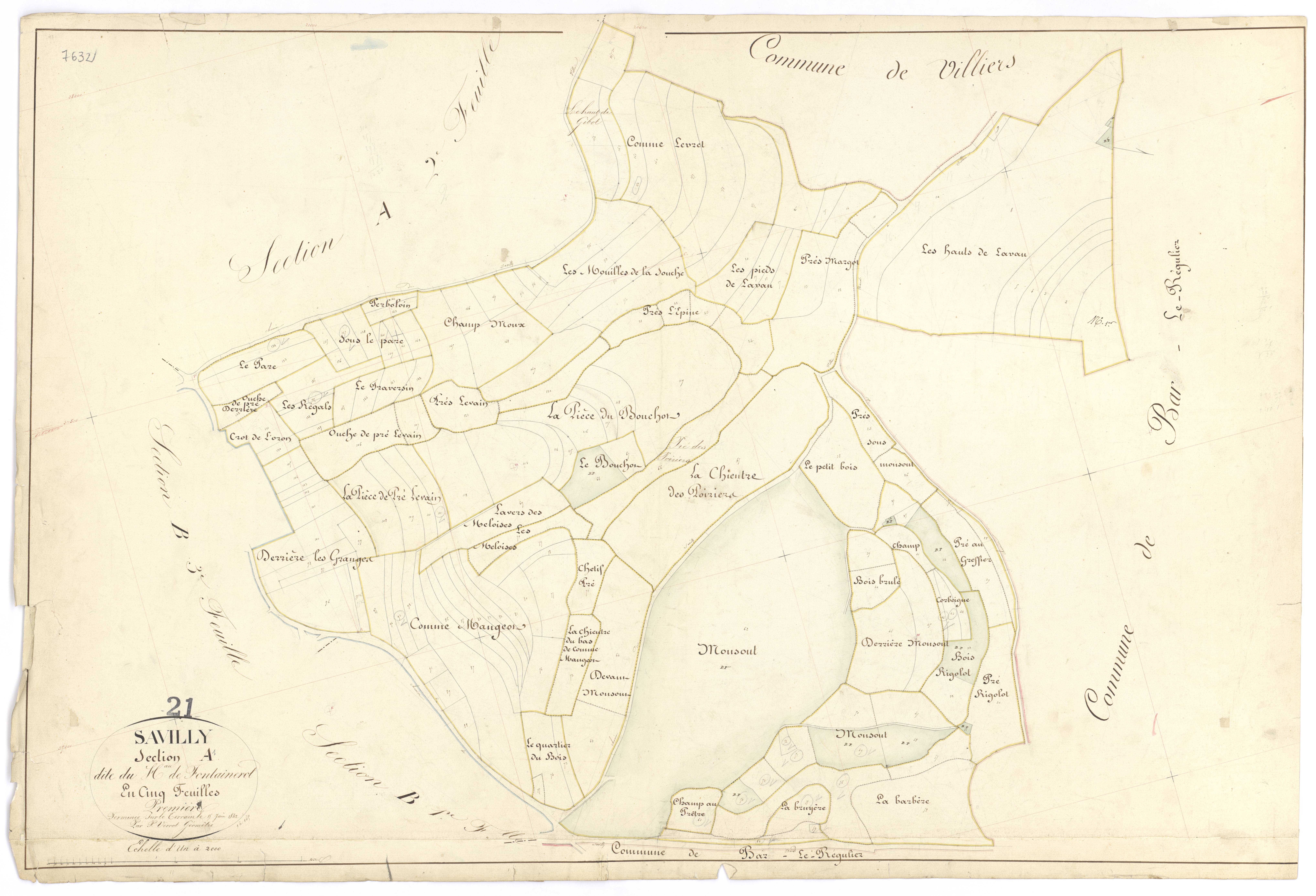 Savilly - Section A1 - 3 P PLAN 593/2