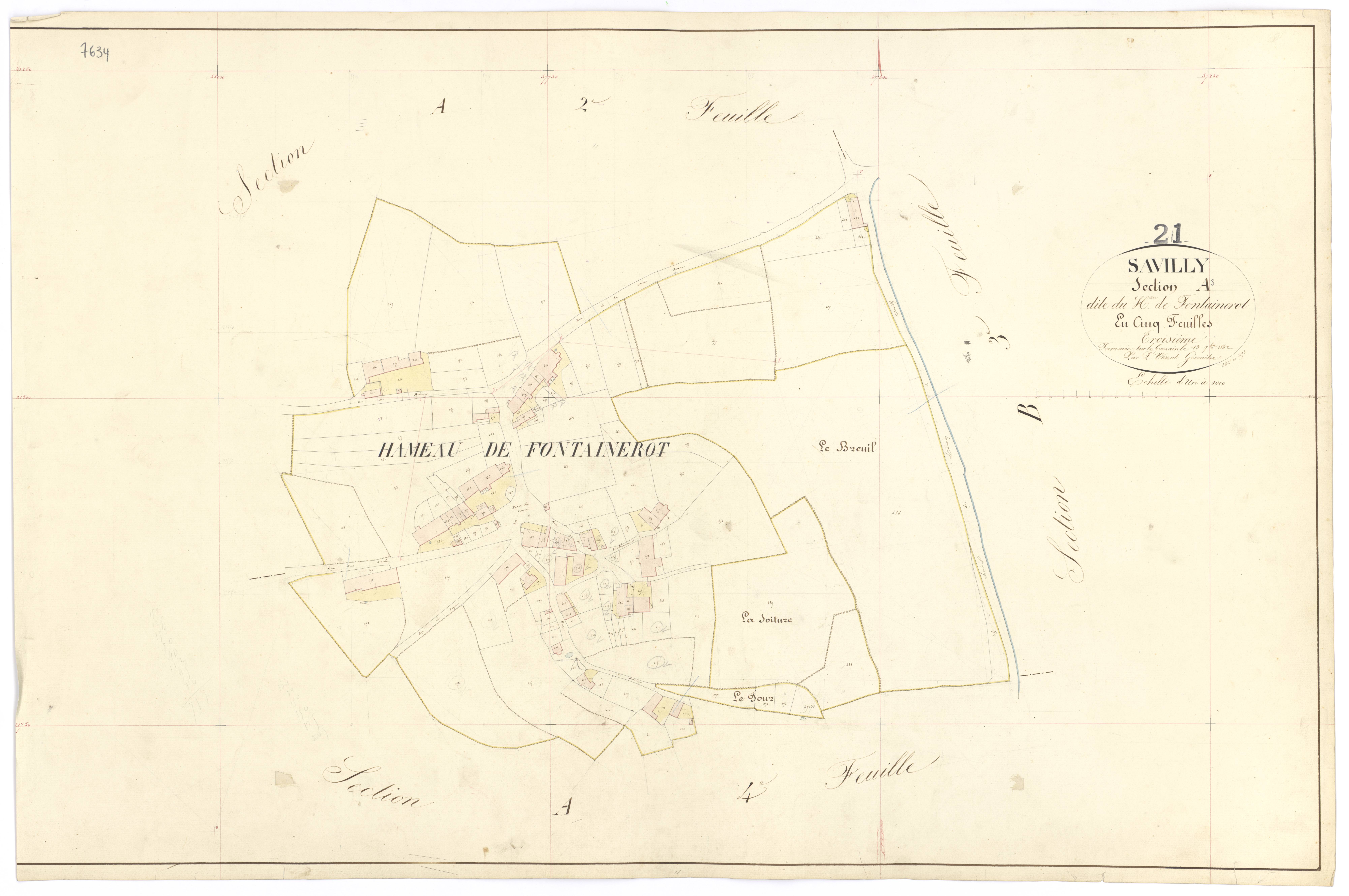 Savilly - Section A3 - 3 P PLAN 593/4