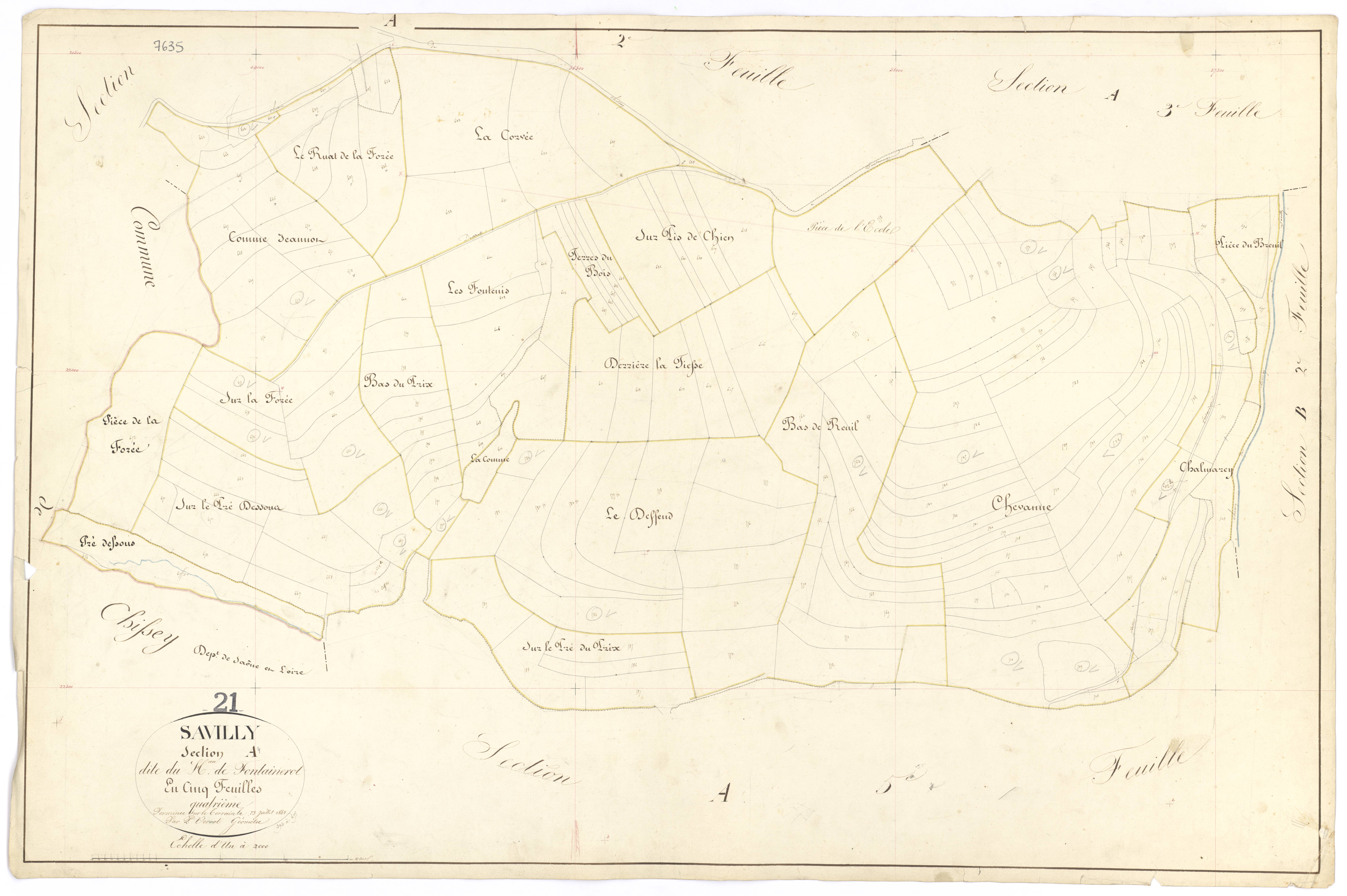 Savilly - Section A4 - 3 P PLAN 593/5