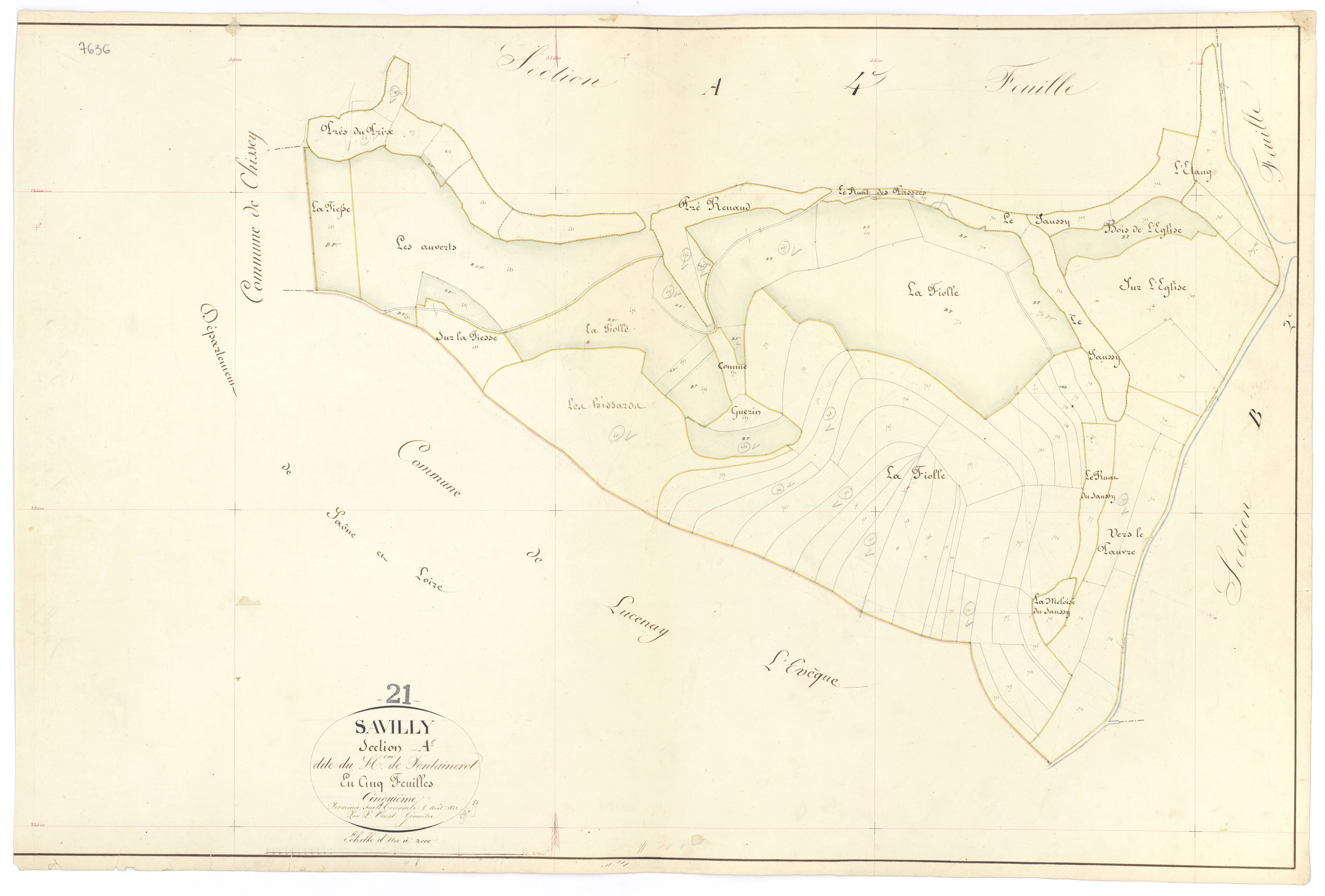 Savilly - Section A5 - 3 P PLAN 593/6