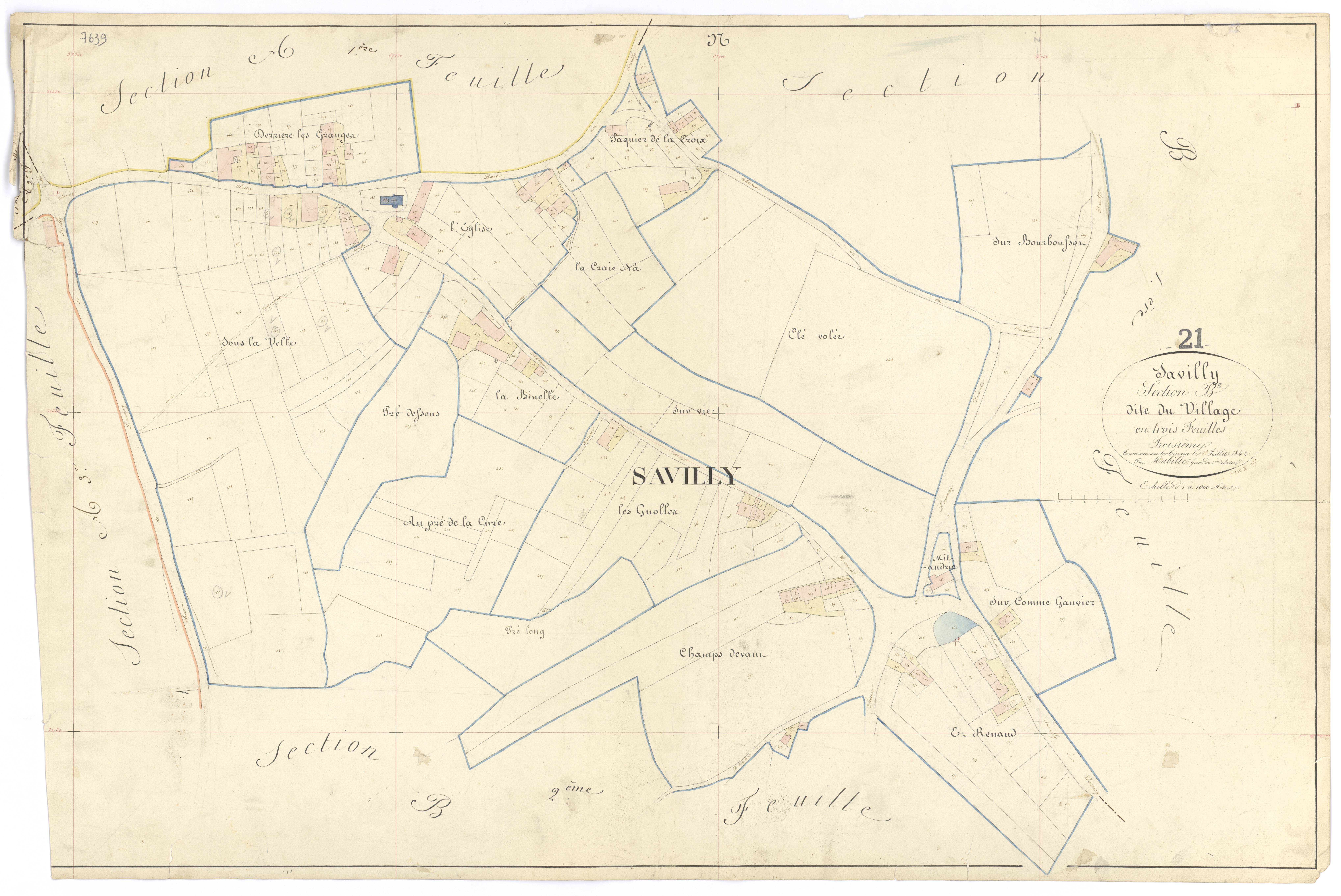 Savilly - Section B3 - 3 P PLAN 593/9