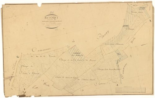 Savoisy - Section A1 - 3 P PLAN 594/2