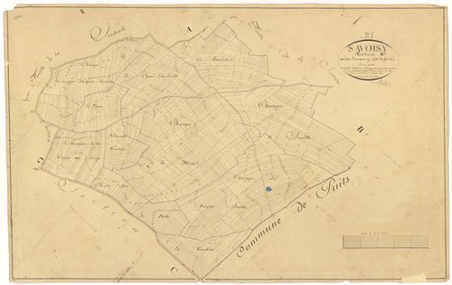 Savoisy - Section B2 - 3 P PLAN 594/5