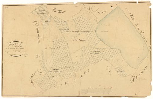 Savoisy - Section F2 - 3 P PLAN 594/13