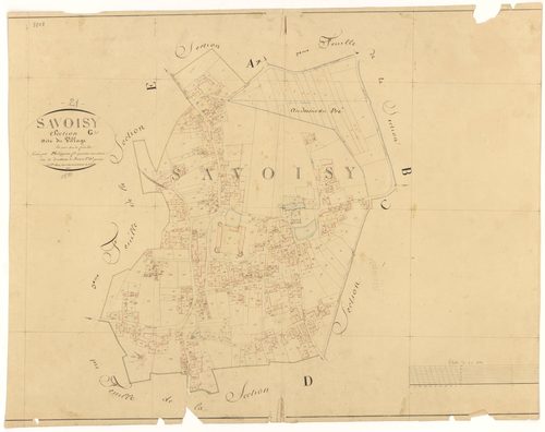 Savoisy - Section G - 3 P PLAN 594/15