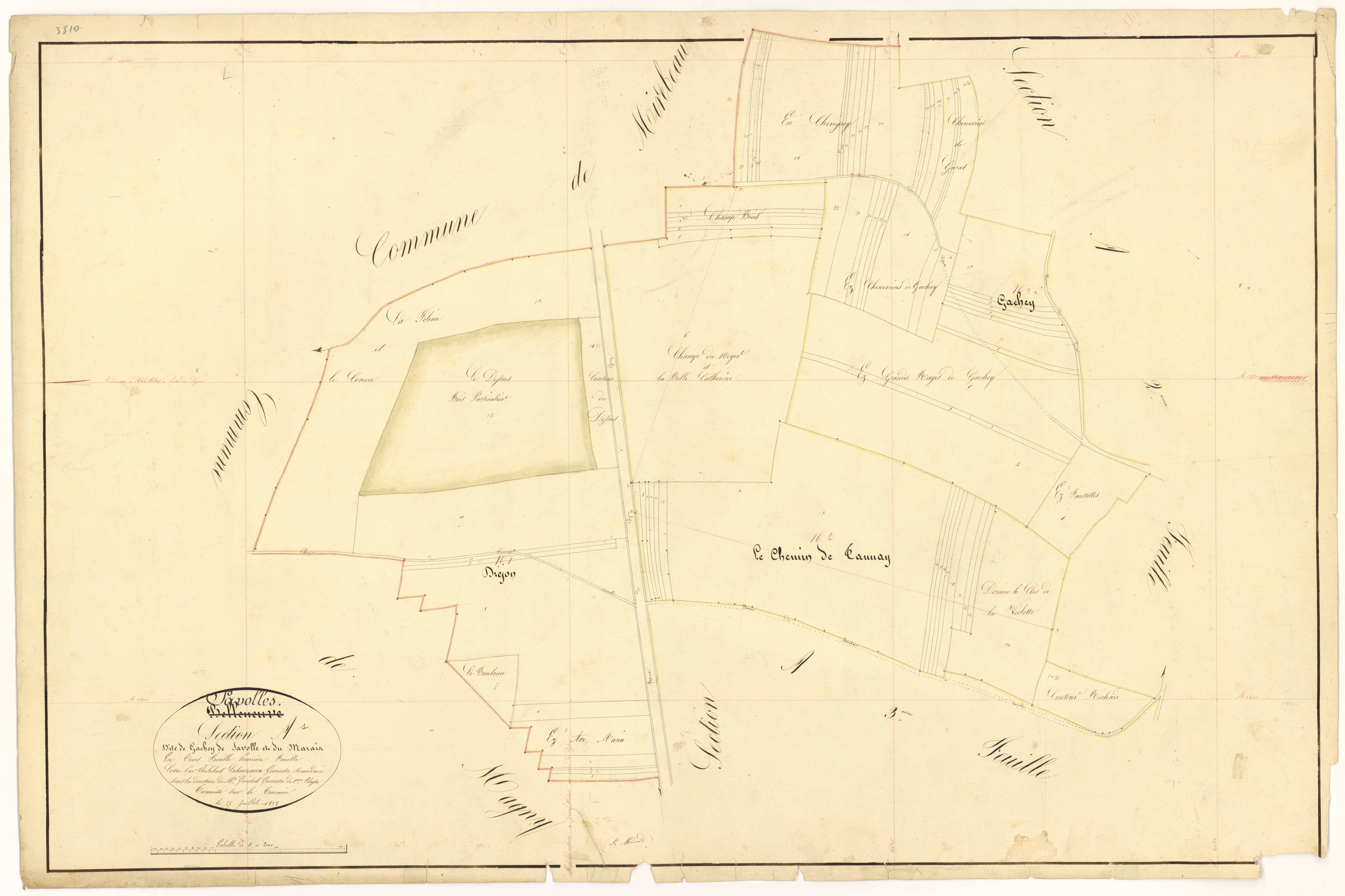 Savolles - Section A1 - 3 P PLAN 595/2