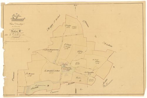 Savolles - Tableau d'assemblage - 3 P PLAN 595/1