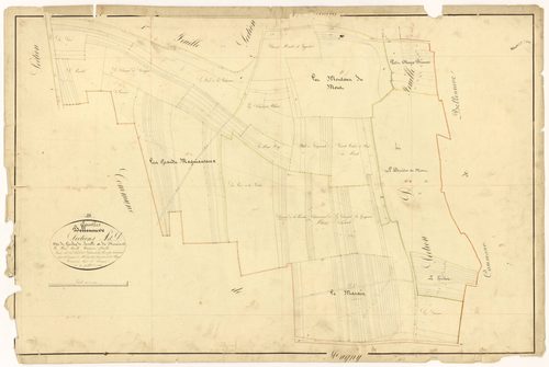 Savolles - Sections A3 et D - 3 P PLAN 595/4