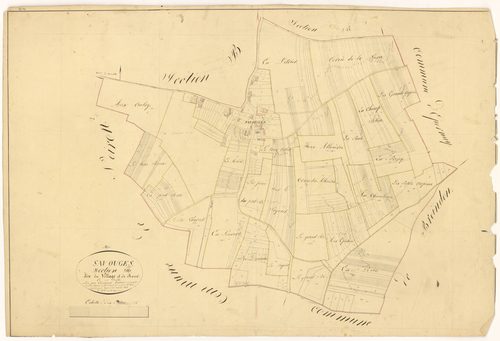 Savouges - Section A - 3 P PLAN 596/2